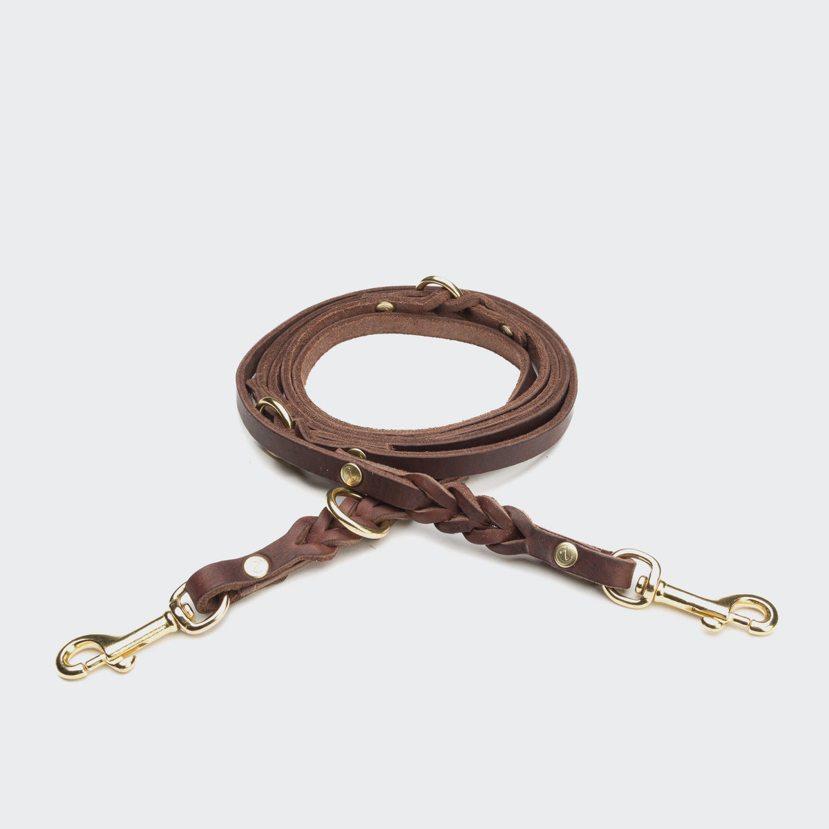 Dog Leash Riverside Park Saddle Brown Gold product image
