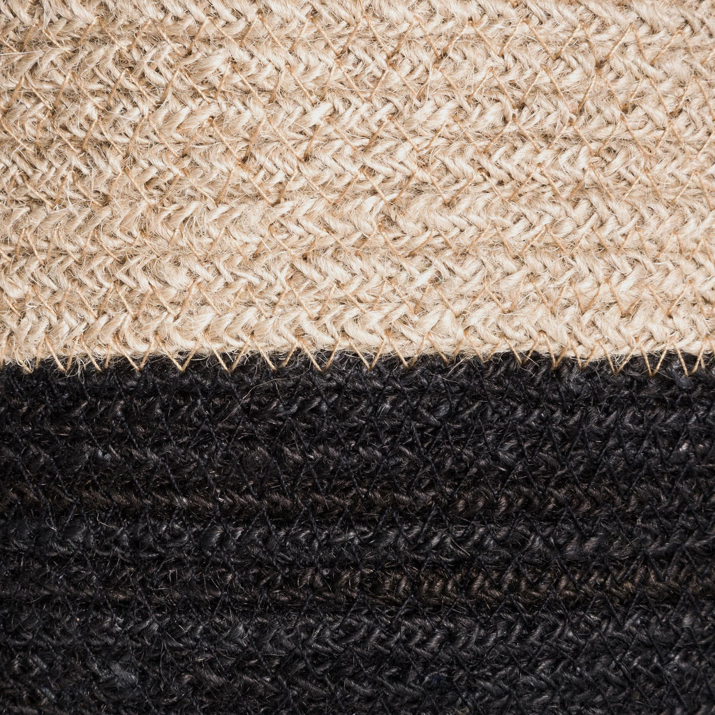 Storage Basket Jute Natural/Black product image