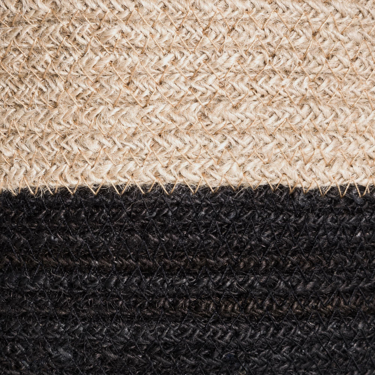 Storage Basket Jute Natural/Black product image