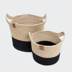 Storage Basket Jute Natural/Black product image