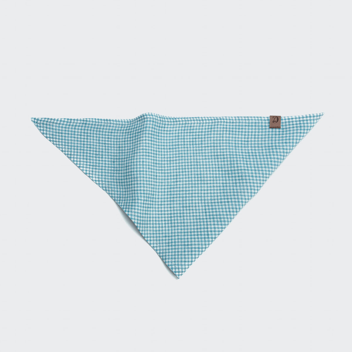 Dog Bandana Mini Check Blue product image