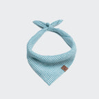 Dog Bandana Mini Check Blue product image