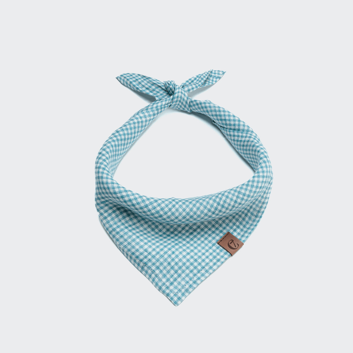 Dog Bandana Mini Check Blue product image