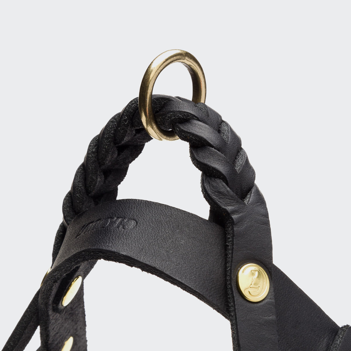Dog Harness Central Park Black Gold product image