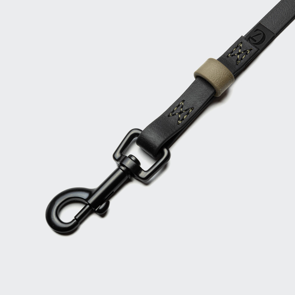 Long Line Dog Leash BioThane Ipanema Black-Olive product image