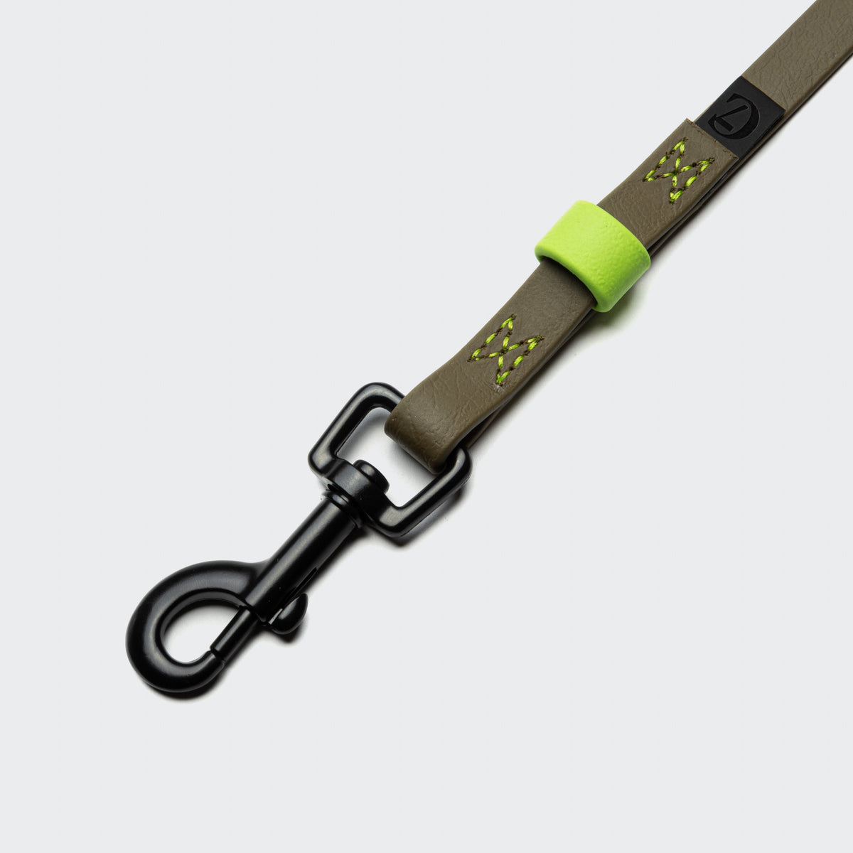 Long Line Dog Leash BioThane Ipanema Olive-Neongreen product image