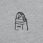 RESC7UE T-Shirt Love Grey Mélange product image