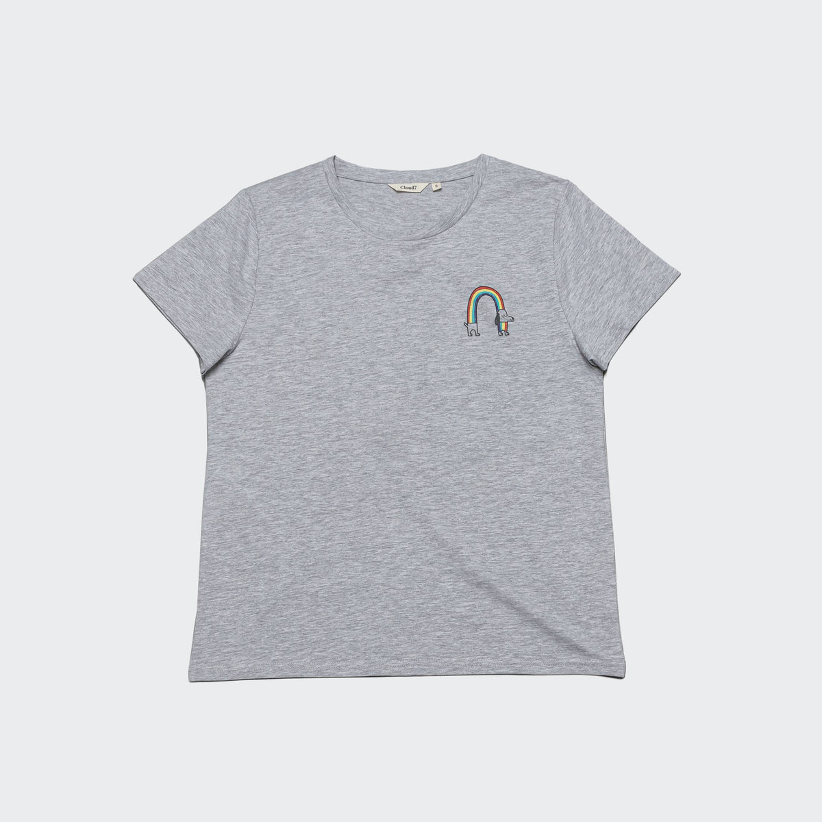 RESC7UE T-Shirt Rainbow Grey Mélange product image
