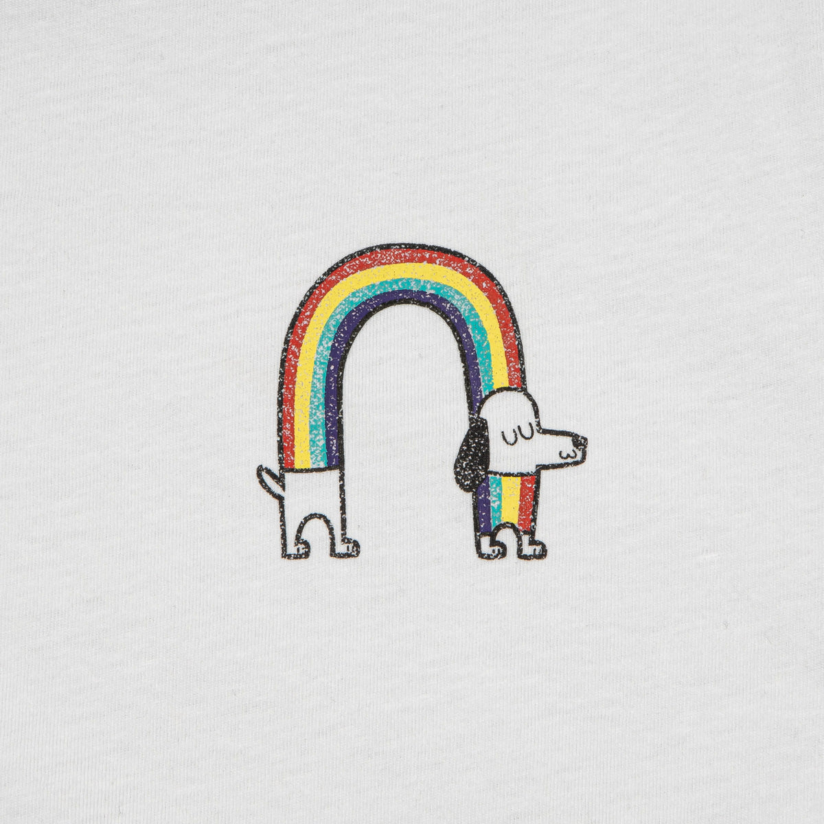 RESC7UE T-Shirt Rainbow White product image