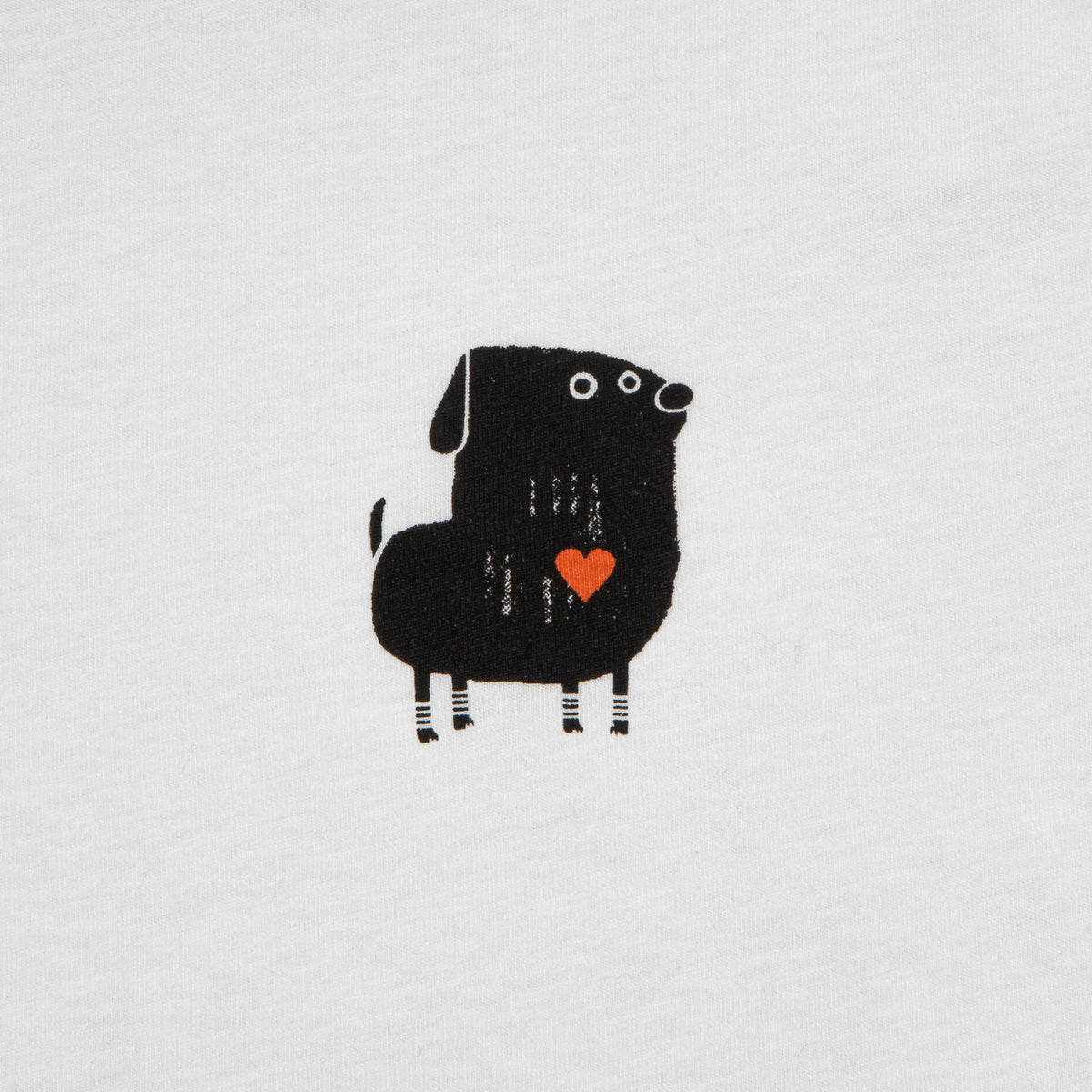 RESC7UE T-Shirt Heart White product image