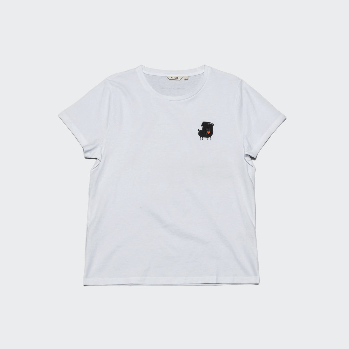 RESC7UE T-Shirt Heart White product image