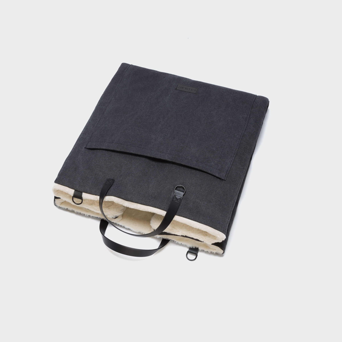 Dog Travel Bed Canvas Black product image