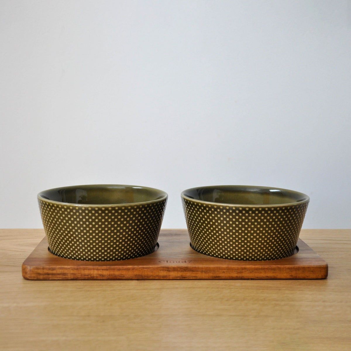 Wooden Dog Station Acacia Wood product image