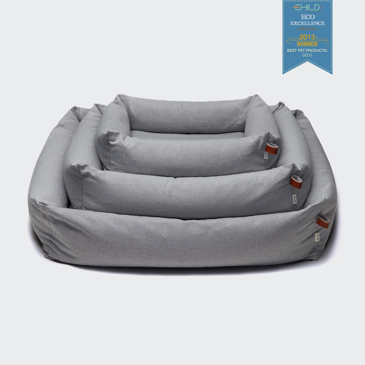 Dog Bed Sleepy Deluxe Tweed Grey product image
