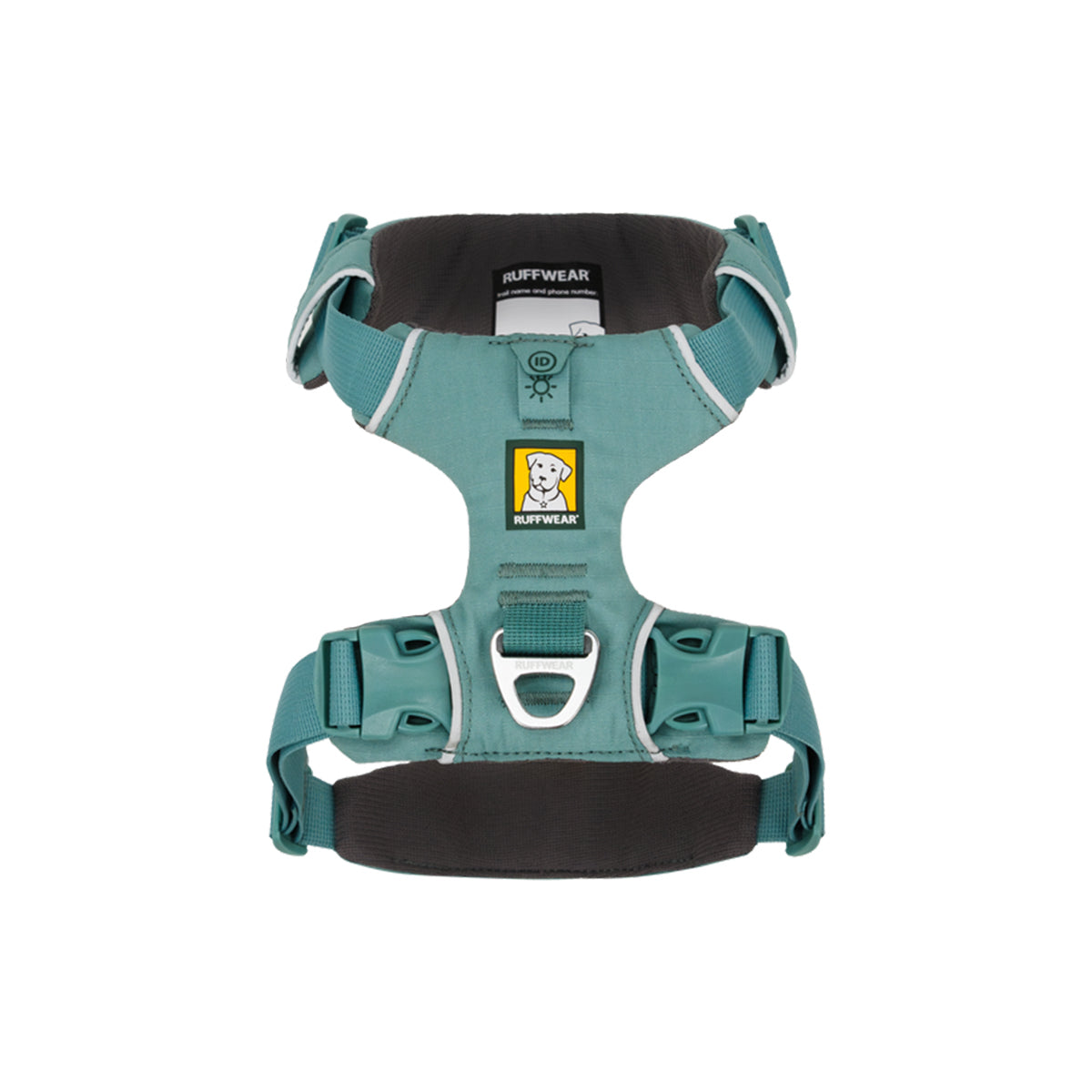Ruffwear Front Range Dog Harness in River Rock Green